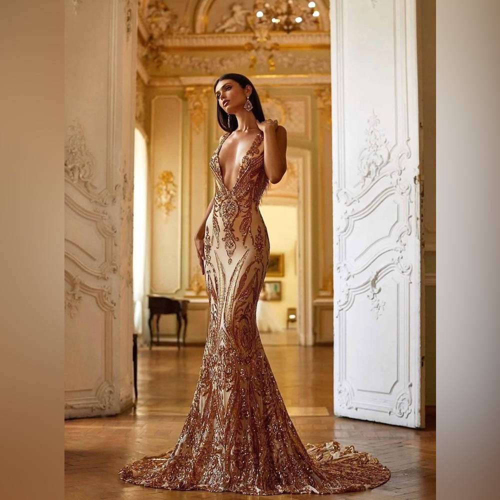 Gown worn for engagement photos